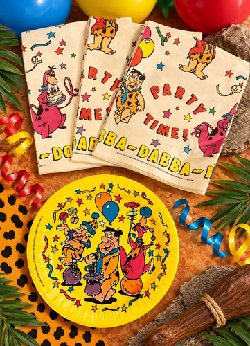 Flintstones party plates - , x