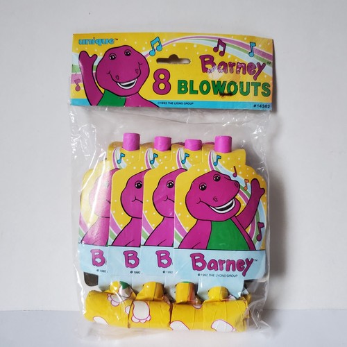 Vintage 1992 barney birthday - barney,