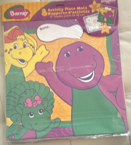 Vintage barney activity place - barney,