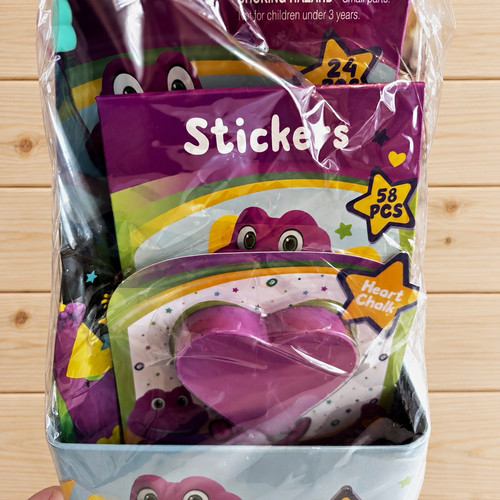 Barney party favor set - set, w/