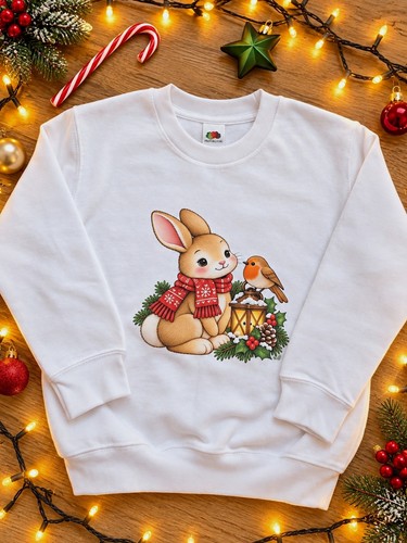Kids christmas jumper woodland - kids,