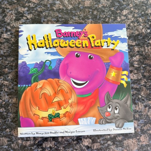 1996 barney halloween book - 1996, barney's