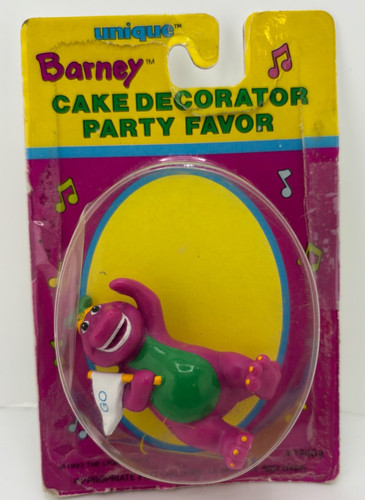 Barney cake topper decoration - barney,