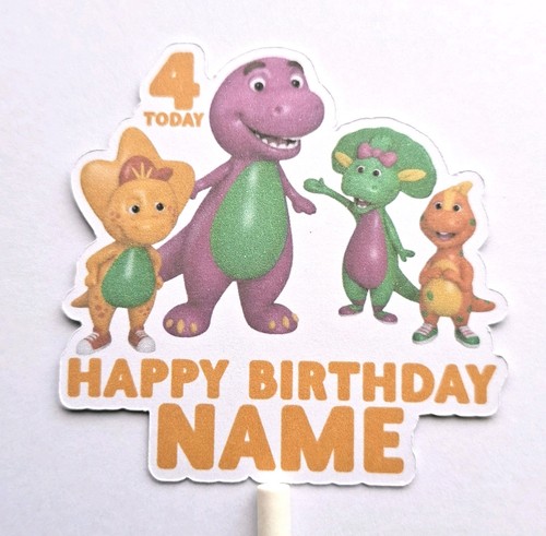 Barney cake topper - , x1