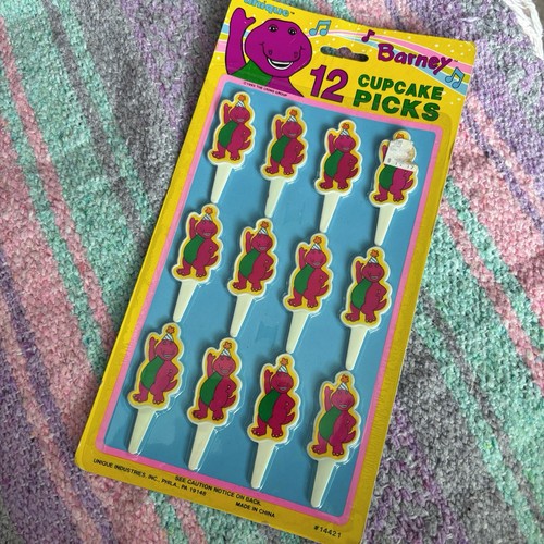 Vintage 1993 barney cupcake - vintage,