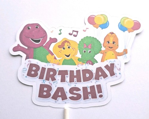 Barney cake topper - x1,,
