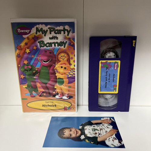 Barney party with - my,