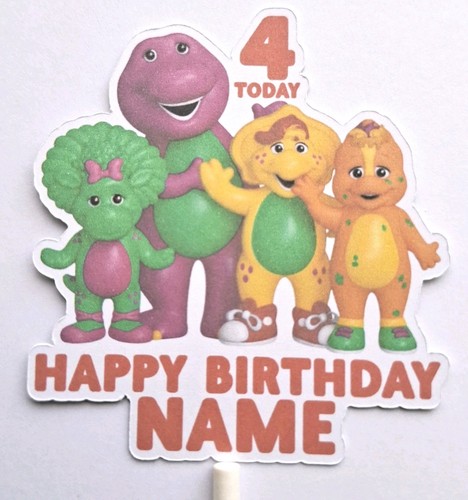 Barney cake topper - , x1