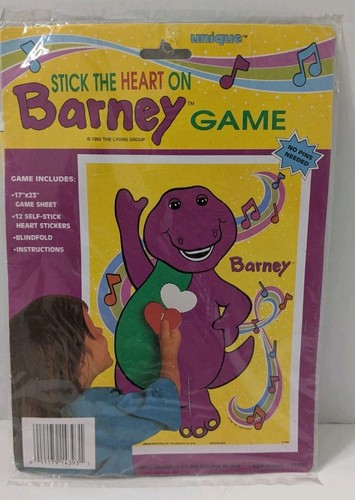 Vintage barney party - vintage, game